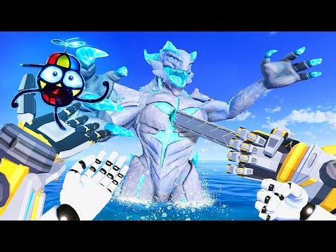 Fighting KAIJU Using Voice Commands in VR