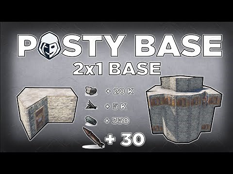 Rust - Posty Base 2x1 / Solo Base