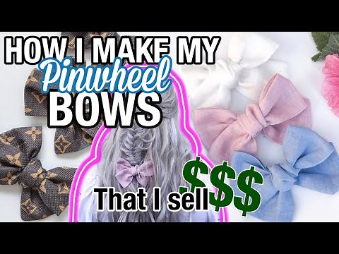 Fabric Hair Bow Tutorial | DIY