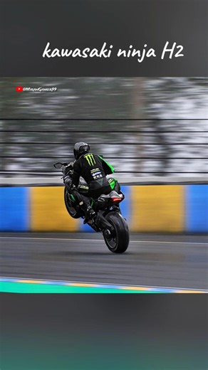 kawasaki ninja H2 monster power bike #ninia #h2 #ride5 #bikestunt #speed