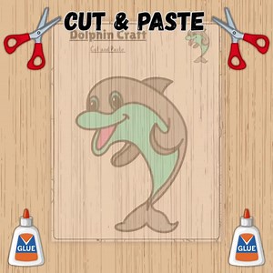 Dolphin Craft Activity | Ocean Animals | Summer Theme Activities | Under the Sea Animals for Kids - Etsy Canada