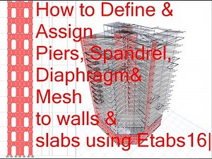 Complete Structural Design of 20 Story Building using ETABS as per Eurocode & Ethiopian Code (part6)
