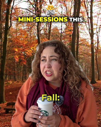 Please be CAREFUL getting photo sessions booked this time of year, friend. Especially if you’re doing things like: 🍂🎅 Mini-sessions 💲 Buying ads 🛍️ Discounting your packages Sure…you can get clients from these ideas. But you’ll probably end up overwhelmed with the number of photos you have to edit… And burned out by a jam-packed schedule of clients booking you for bargain prices. And the worst part is when you realize how much of the little magical moments of the season you miss out on with 