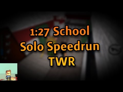 [Tied World Record] 1:27 School Solo Glitchless || Roblox Piggy Speedrun