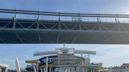 The underside of the Verrazano Bridge. | Renee Anne