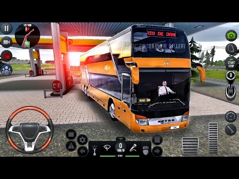 Bus Simulator : Ultimate #17 - Coach Bus SETRA Road Driving - Android GamePlay