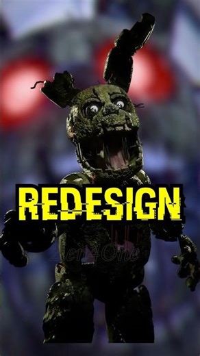 Aftons 2nd redesign. Who is Dark Springtrap?