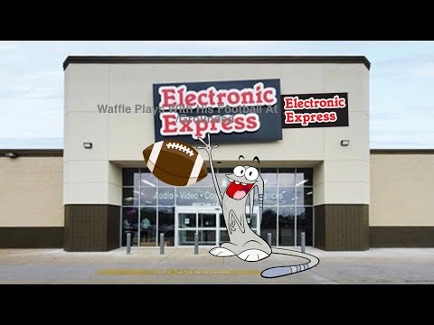 Waffle Plays With His Football At Electronic Express/Grounded(Ft. ‪@AriaThePlotagonVideoMaker149‬)