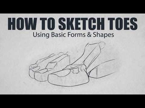 Draw Toes Easily – Simple Shapes & Gentle Practice 🦶✏️