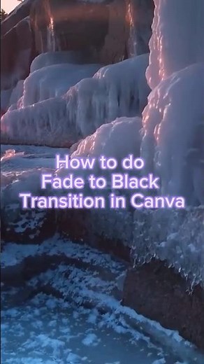#CanvaHack How to do Fade to Black transition on Canva 🤓. Simple video editing trick🤓 #shorts
