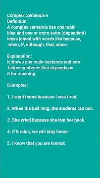 Simple | Compound | Complex | Complex Compound | Ghulam Abbas Zone of Success #shorts #learnenglish