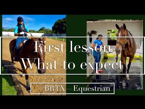 First lesson — What to expect