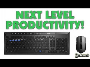 Rapoo 8200M Multi-Platform Wireless Keyboard & Mouse Review