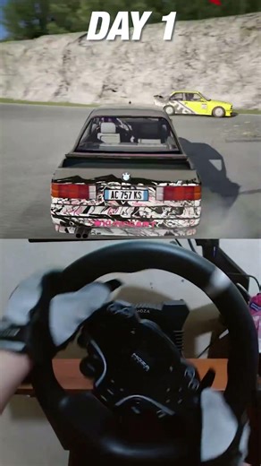 Learning to Drift in Assetto Corsa!!【Day 1】