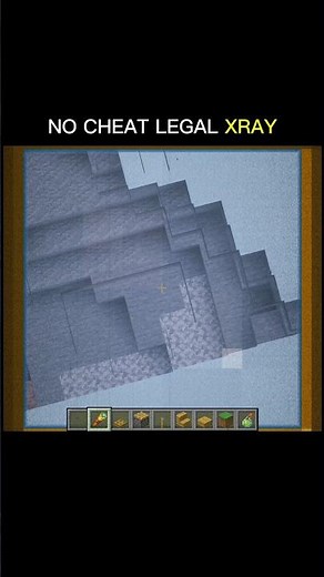 No Cheat LEGAL X-Ray 👀 | Minecraft Without Mods! #minecraft
