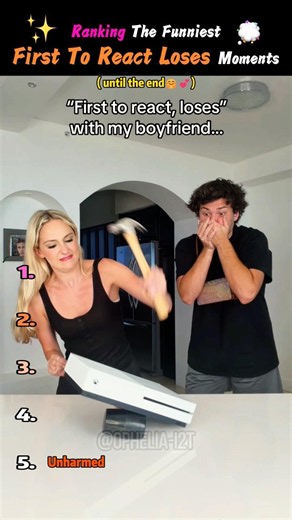 Ranking The Funniest First To React Loses Moment🤐#shorts#challenge#funny#viral#fyp#game#reaction