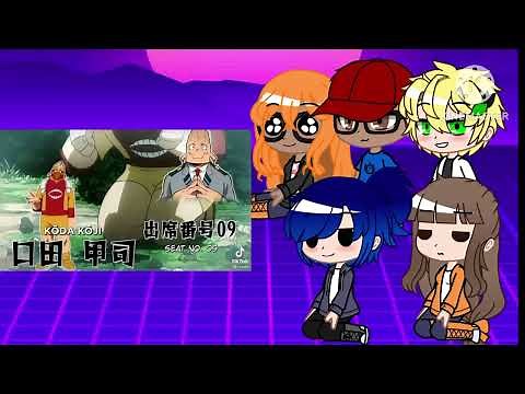 mlb reacting to Marinette as Mina || AU ||