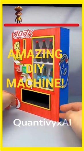 amazing creative diy cardboard vending machine l ♥️ #viralvideo