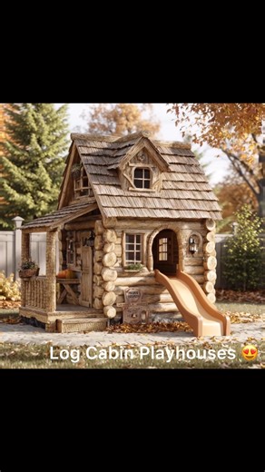 14K views · 243 reactions | Log Cabin Playhouses  #fblifestyle | Home Decor Ideas | Facebook