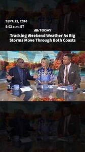 Tracking Weekend Weather As Big Storms Move Through Both Coasts