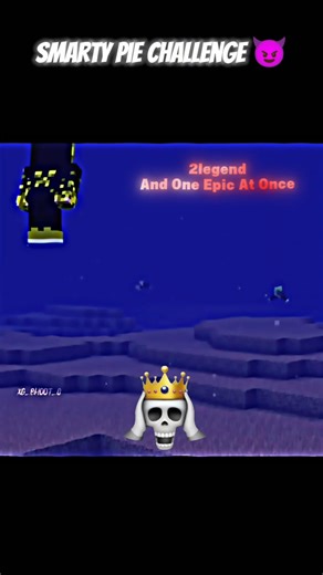 Smarty pie Challenge 😈 Edit #minecraft #smartypie #senpaispider #edit
