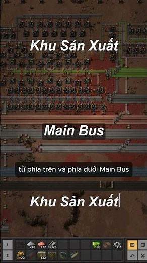 Factorio | Cách xây dựng main bus đẹp mắt và hiệu quả | How to design Main Bus | #pc #gaming