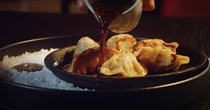 Sizzling, steaming, and perfectly pan-fried. Please enjoy this moment of appreciation for a Dim Sum favorite — our hand-folded Pork Dumplings. http://bit.ly/2OQRWAy | P.F. Chang's
