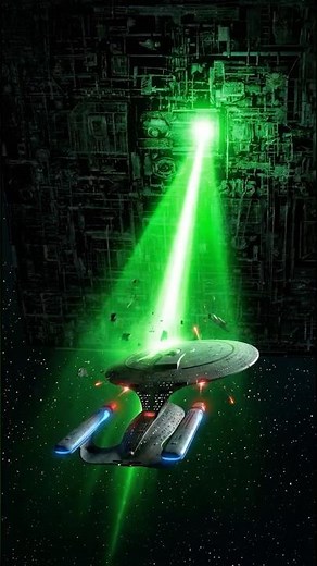 The Borg's First Strike on Enterprise D #nostalgia #startrek #scifi