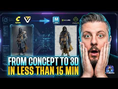 You WONT BELIEVE How Fast I Made This 3D Character!