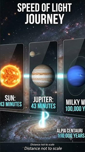How Fast is the Speed of Light Really? ⚡ #spacefacts #universe #space