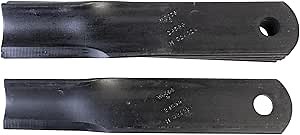 WOODS OEM 24590KT (24590-6 Blade Set) 13" Genuine Replacement Blade Kit, 13" Long, Compatible with P90, P990, RM90-1, RM90-2, RM990, P990-3, RM990-3 Rearmount Finish Mower - Alloy Steel Blades