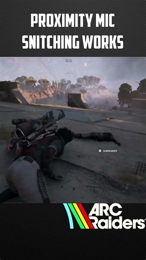 Proximity Chat Snitching Works 😂😂 #arcraiders