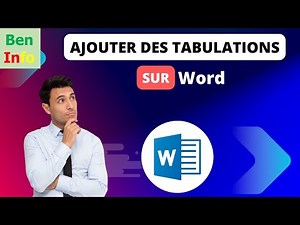 Utiliser les tabulations dans Word #microsoft #astuce #formation