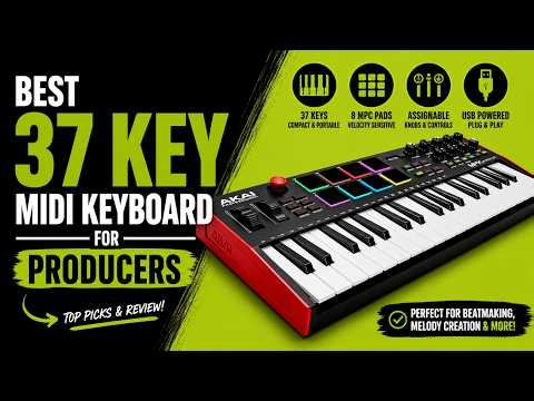 Best 37 Key MIDI Keyboard for Producers (2026)