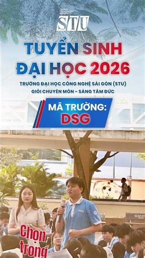 Khám phá ngành học cùng STU tại trường THPT Bưng Riềng - TP.HCM #tuyensinhdaihoc2026 #STU