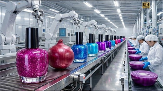 Inside a Nail Polish Factory | How 500,000 Nail Polish Is Really Made (Full Process)
