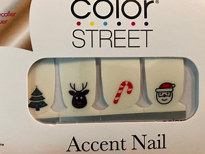 Color Street Nails, Accent 4 Pack, Santa Approved, Christmas