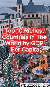 Top 10 richest nations in the world by GDP per capita #Top10 #bookseries #tuesdaymotivation #tuesdaymotivation #tuesday #wordplay #WordGame #viralpost2025シ | BuzzCentral Tv