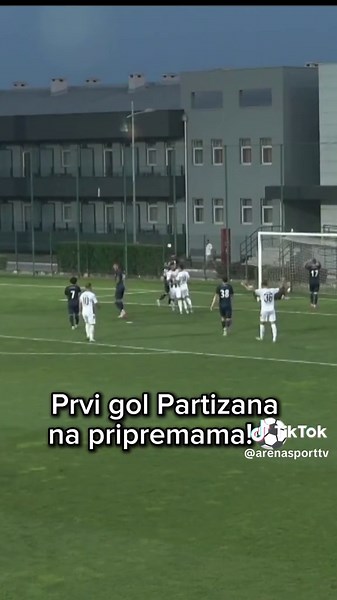 Mario Jurčević pogađa! #fudbal #partizan #fkpartizan #fyp #viral