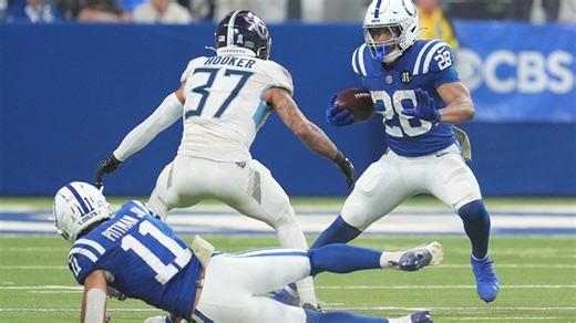 Jonathan Taylor becomes 1st in NFL history to score 3 TDs in 3 straight games against same team