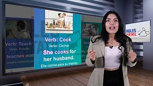 Conoces los verbos TEACH, COOK & PLAY en INGLES? La Profesora Morgado te ensena a usarlos | Ingles Portatil USA