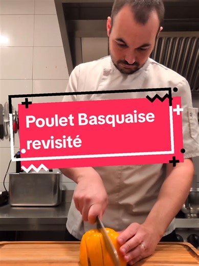 ​🍗 Poulet Basquaise : Le Secret du Chef pour une Version Incroyable ! 🌶️ ​Oubliez tout ce que vous savez sur le traditionnel poulet basquaise ! Aujourd'hui, je vous propose une revisite gastronomique qui va bluffer vos invités tout en restant super accessible. ​✨ Le concept ? ​Au lieu du ragoût classique, j'ai décidé de concentrer toutes les saveurs du Sud-Ouest dans une farce fine et ultra-fondante. ​👨‍🍳 Mon astuce de Chef : ​L’intégralité de la garniture aromatique (poivrons, oignons, toma