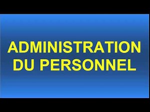 3-ADMINISTRATION DU PERSONNEL EXERCICE