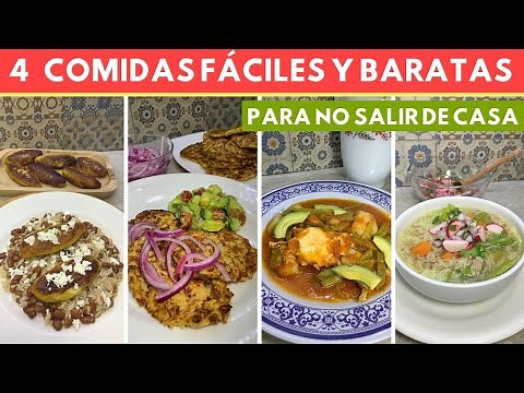 Comidas fáciles, BARATAS Y nutritivas para No salir de casa / Cocina de Addy