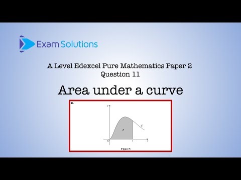 A level Edexcel June 2024 Paper 2 Q11 - Area under a curve | ExamSolutions
