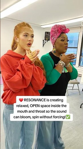 Can Sweet Girl Learn RESONANCE EXERCISE w/Coach?!😮🎶❤️