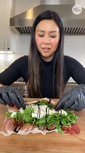 4.4K views · 11 reactions | What do you get when you roll up arugula, prosciutto and burrata? Italian sushi, according to this viral TikTok trend. | The News-Press (Fort Myers and Cape Coral) | Facebook