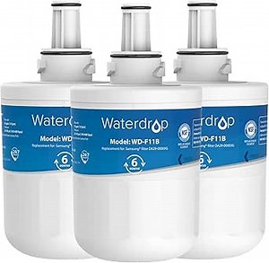 Amazon.com: Waterdrop Replacement for Samsung DA29-00003G, DA29-00003B, DA29-00003A, Aqua-Pure Plus, HAFCU1, RFG237AARS, FMS-1, RS22HDHPNSR, RSG257AARS, WSS-1 Refrigerator Water Filter, 3 Filters : Appliances