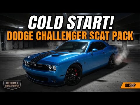 Dodge Challenger Scat Pack COLD START NEVER GETS OLD! (Punisher Edition)