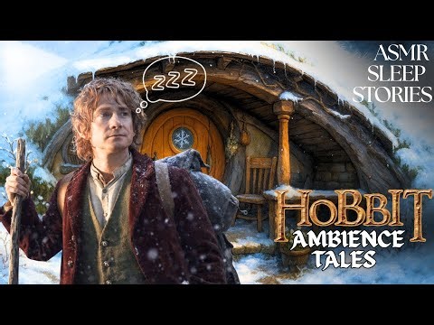 Cozy Hobbit Sleep Story 🌙 Fireplace Ambience & Fantasy Bedtime Narration